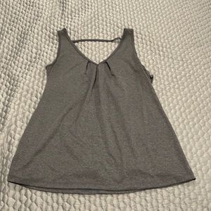 Karma ruffle back tank